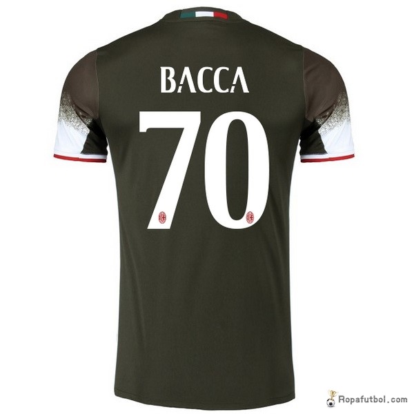 Camiseta AC Milan Replica Tercera Ropa Bacca 2016/17 Marino Verde